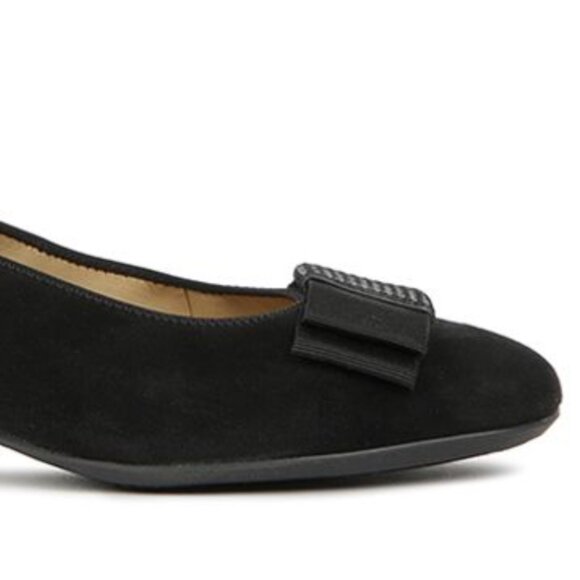 ARA High Soft Black Suide Shoes - Picture 6 of 12